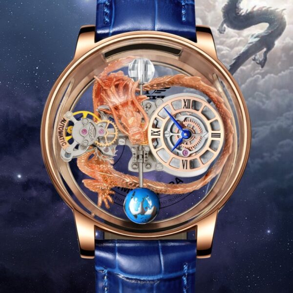 Men's Fashion Tourbillon Good Luck Comes Watch - Image 6