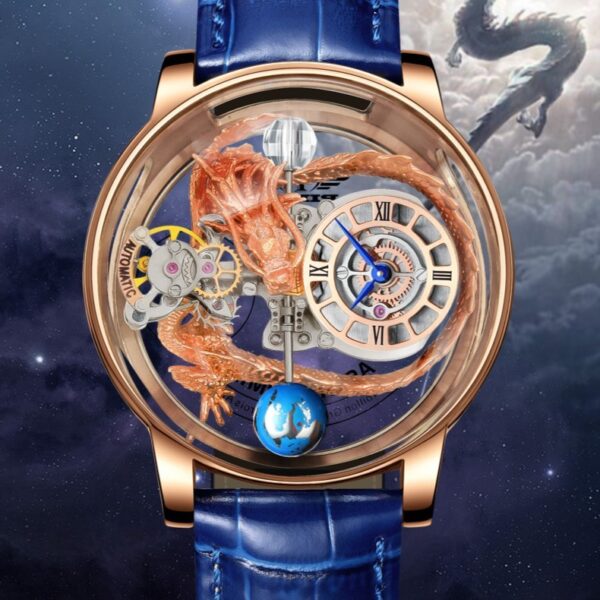 Men's Fashion Tourbillon Good Luck Comes Watch - Image 7